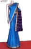 Contrast Classic Pure Mysore Crepe Silk Saree